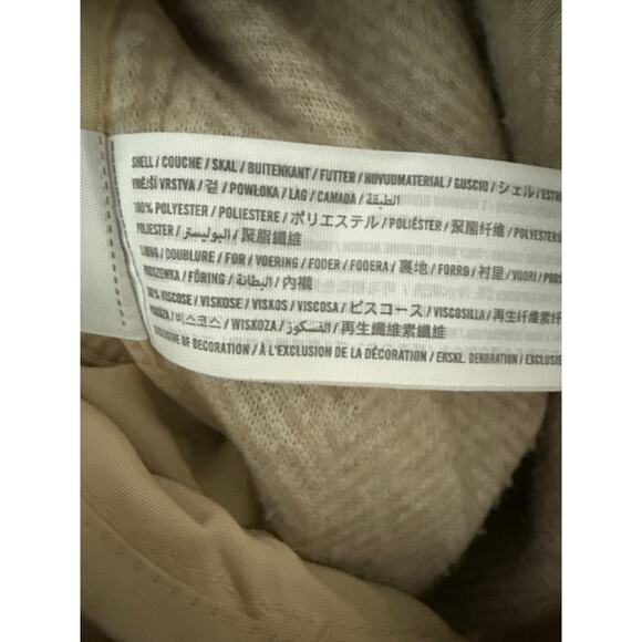 Abercrombie‎ & Fitch Oversized Shacket Shirt Jacket Cream Size XL - Picture 12 of 12